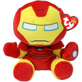 Ty Iron Man Marvel Avengers Beanie Baby - Licensed Plush Soft Toy