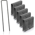 GardenMate 250 Pack U-Shaped Garden Pegs – 150mm Carbon Steel Staples