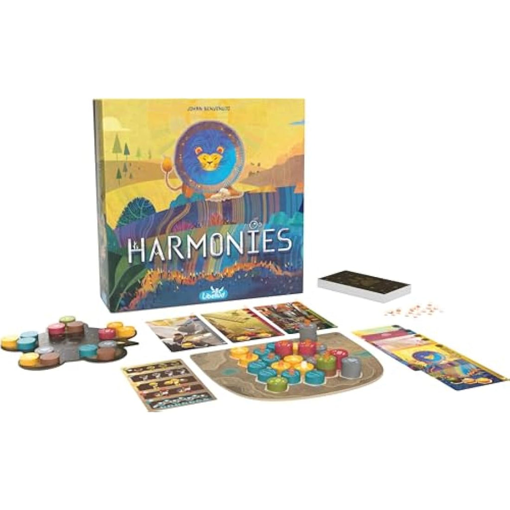 Libellud Harmonies Board Game – Nature Strategy & Tile Placement
