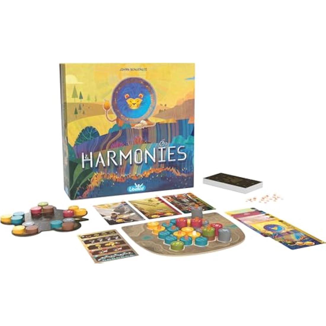Libellud Harmonies Board Game – Nature Strategy & Tile Placement