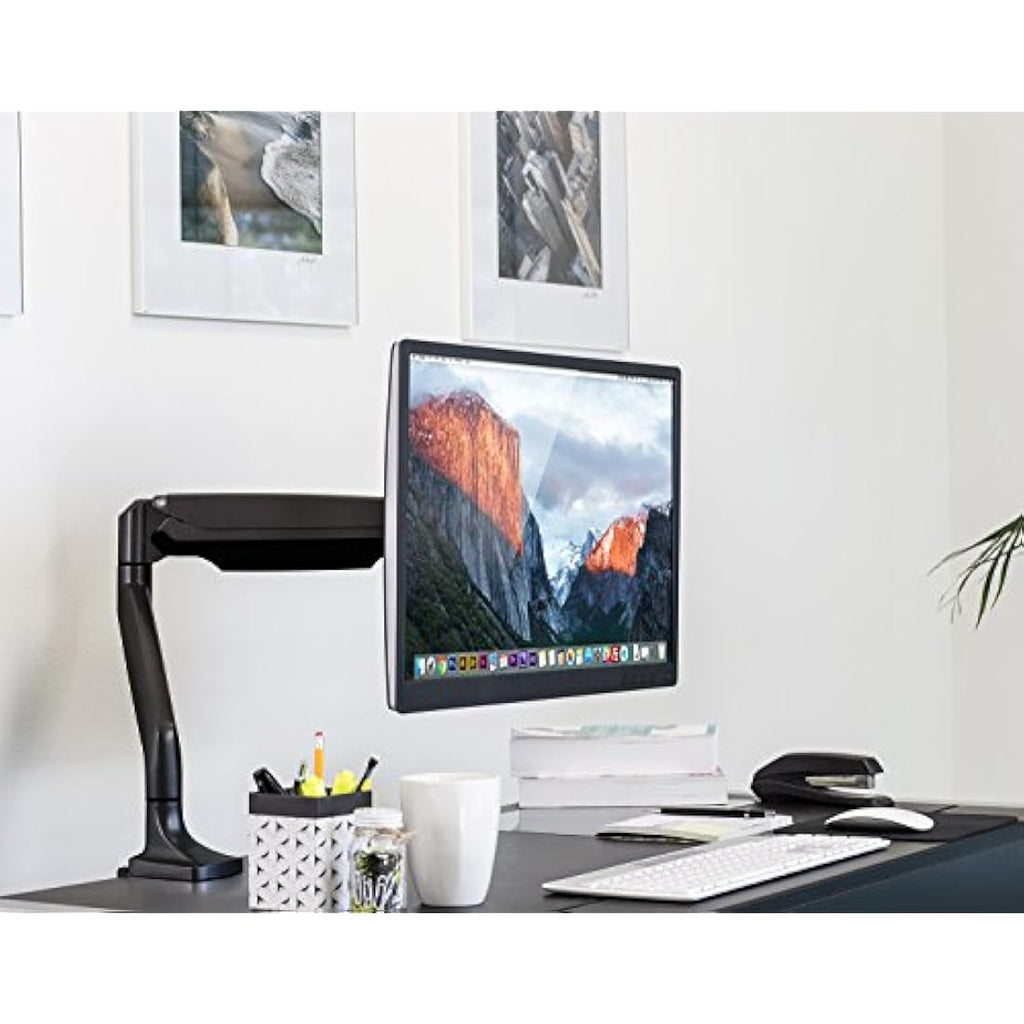 Mount-It! Single Monitor Arm – Gas Spring Desk Mount for 19-32" Screens