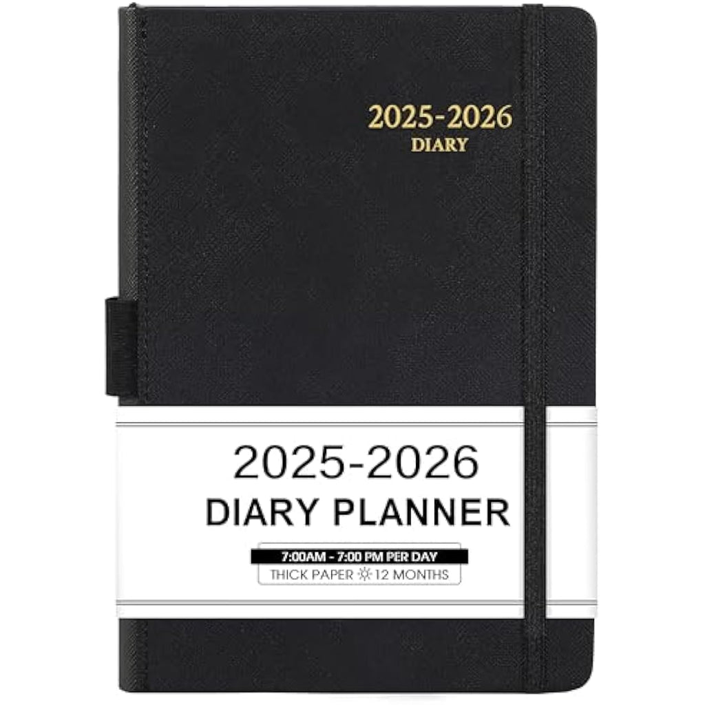 Academic Diary 2025-2026 | A5 Page a Day Faux Leather Planner