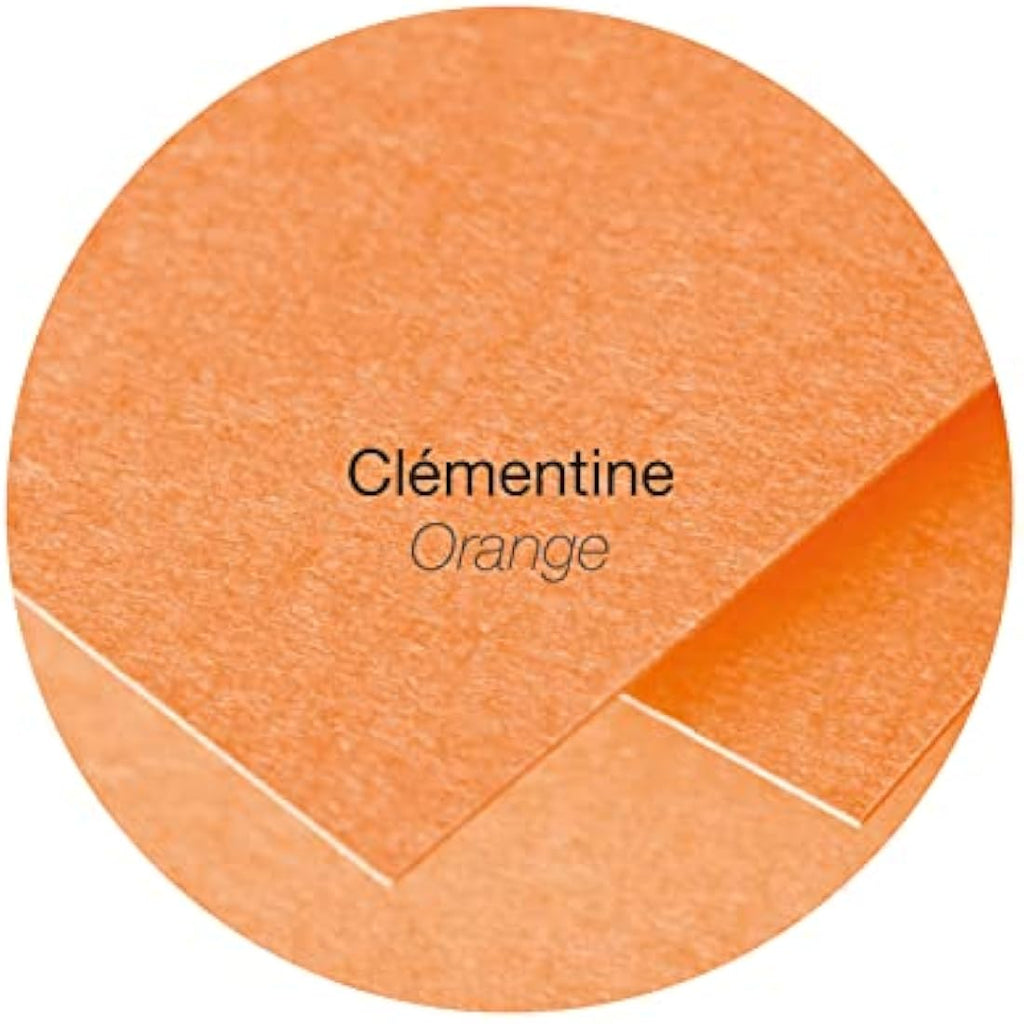 Clairefontaine Pollen DL Adhesive Envelopes – Clementine Orange (20 Pack)