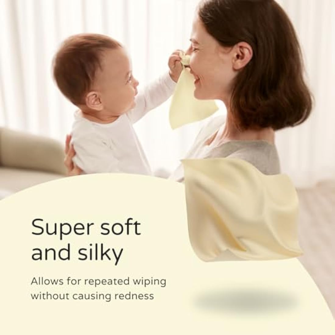 PoeticEHome Bamboo Dry Baby Wipes | 100% Pure Hypoallergenic Cloths | 400ct