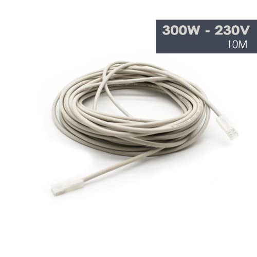 DOJA Industrial 300W Heating Cable 10m - 230V Heat Wire for Incubators