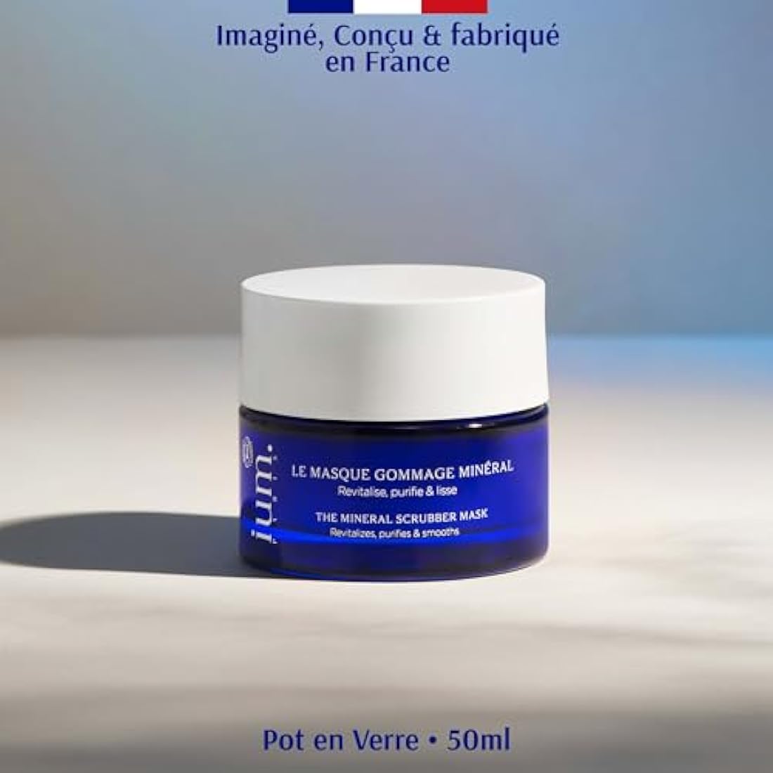 IUM Paris 2-in-1 Face Mask & Exfoliating Scrub | Organic & Vegan - 50ml