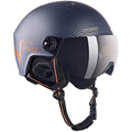 Black Crevice Sölden Ski Helmet with Visor - In-Mould Safety Gear