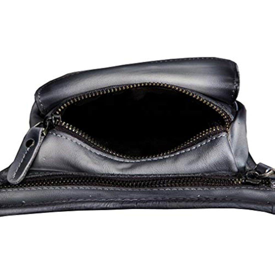 Leather Waist Pack – Unisex Minimalist Travel Belt Bag