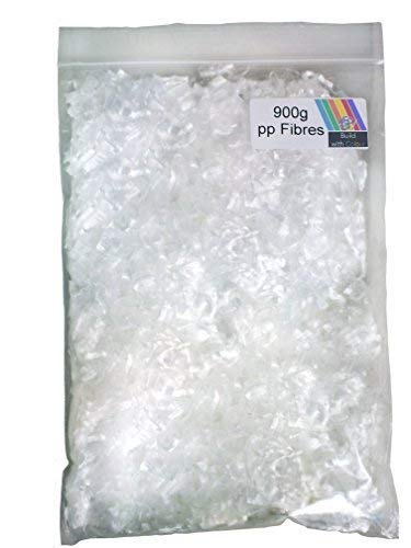 19mm Polypropylene Fibres for Concrete and Screed - 900g