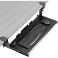 VIVO Large Height Adjustable Under Desk Keyboard Tray | C-Clamp Mount