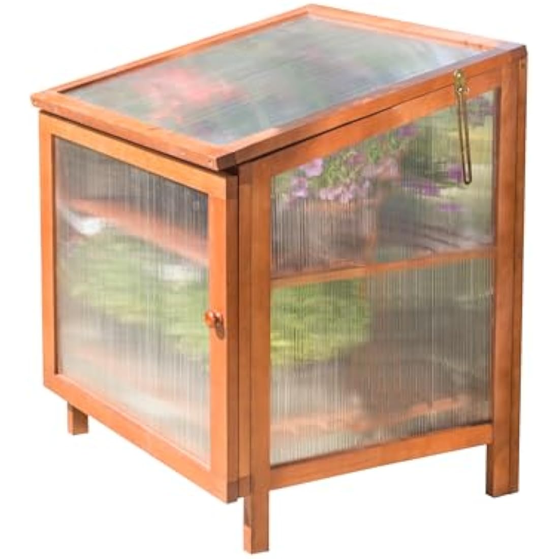 Rowlinson Hardwood Coldframe | Twin Walled Polycarbonate Garden Greenhouse