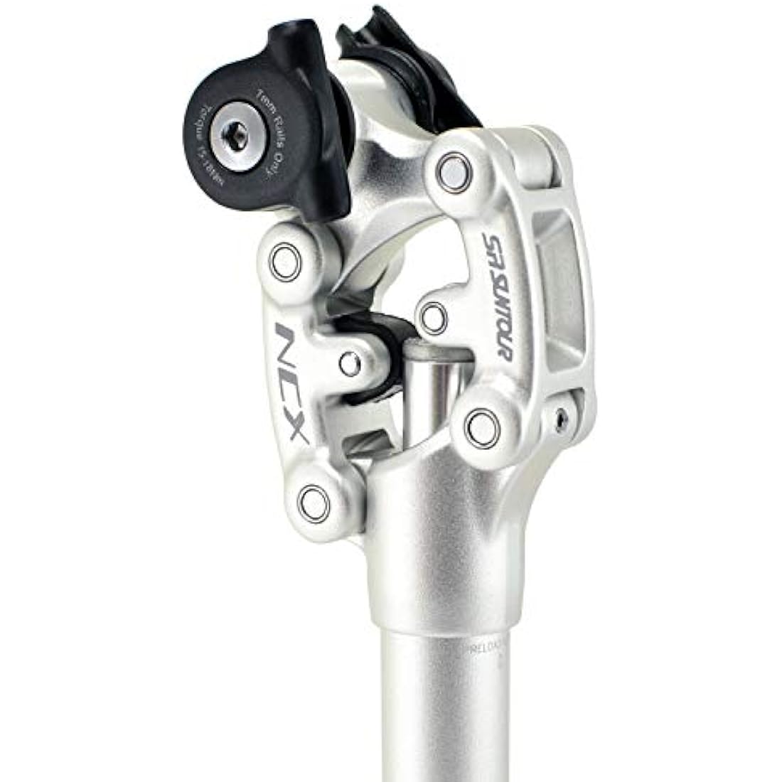 SR Suntour SP12 NCX Suspension Seatpost – 31.6x400mm Silver MTB