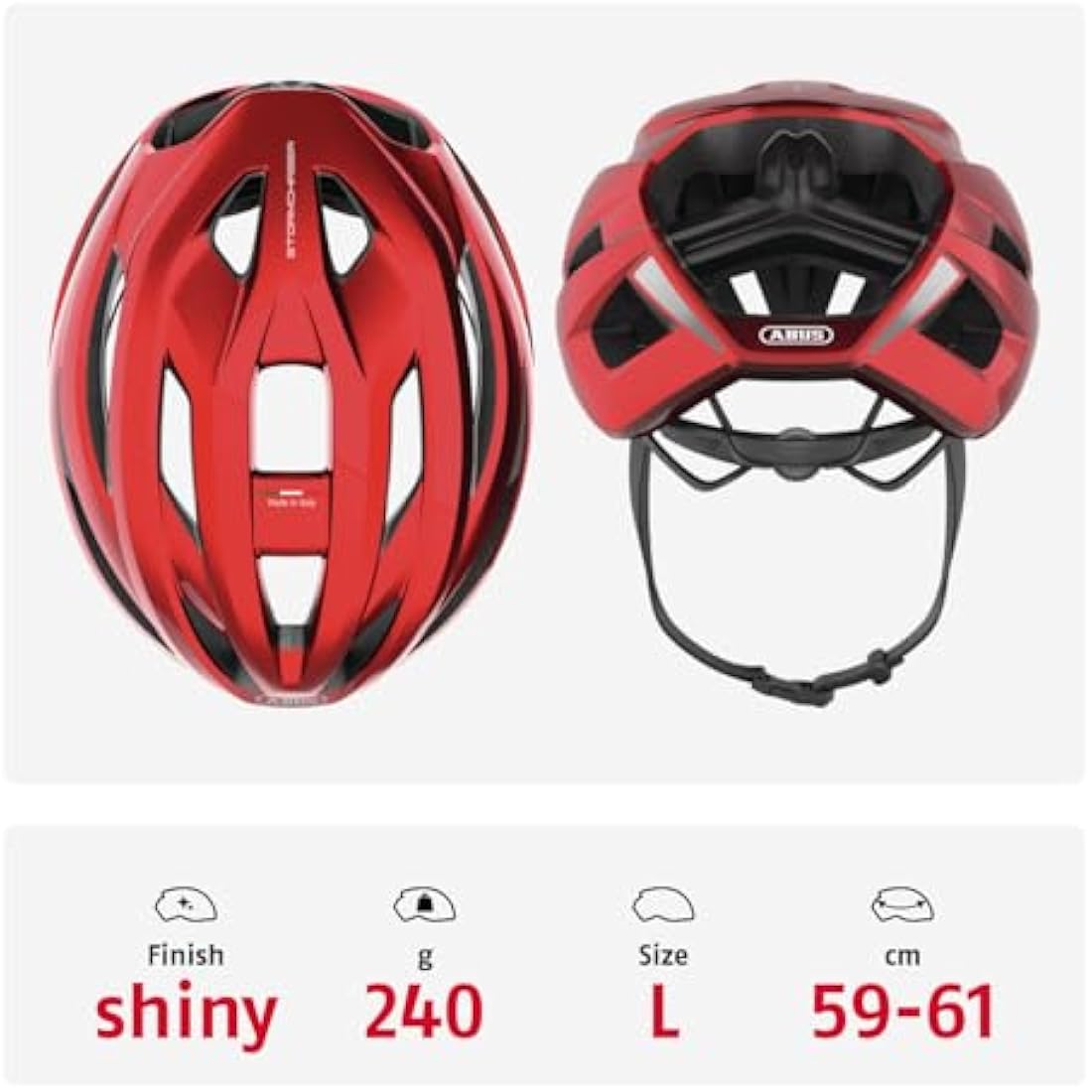 ABUS StormChaser ACE Road Bike Helmet – Lightweight Racing Bicycle Gear