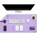 DOBAOJIA Large PU Leather Desk Pad – Waterproof Dual-Side Mouse Mat