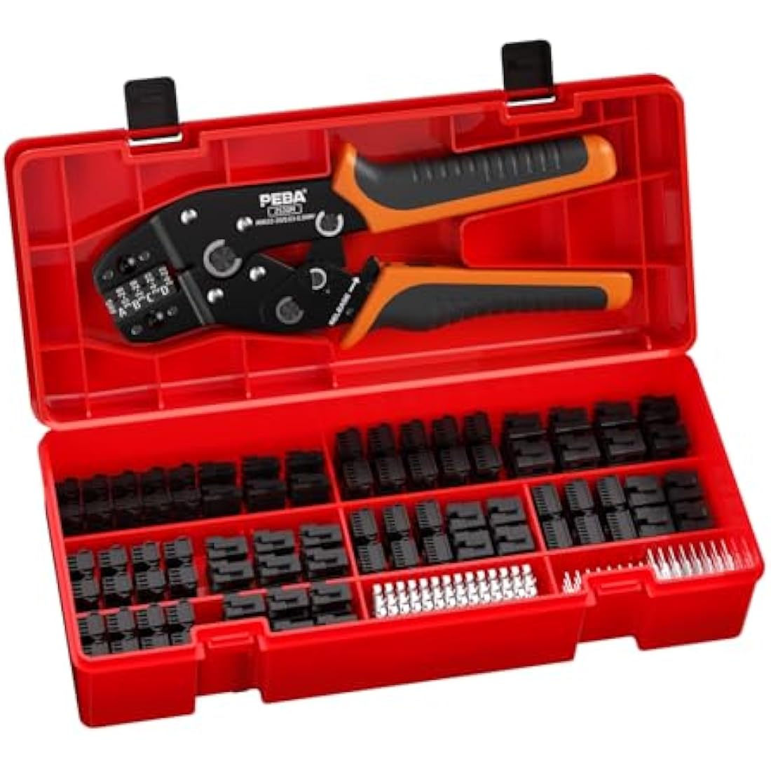 PEBA JST Crimping Tool Kit with 14 Types JST-SM Connectors – 32-20AWG