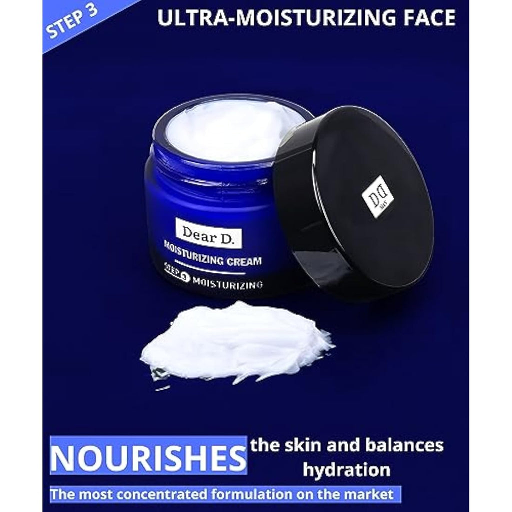 Dear D. Men's 4-Step Face Skincare Kit | Made in Italy Grooming Set
