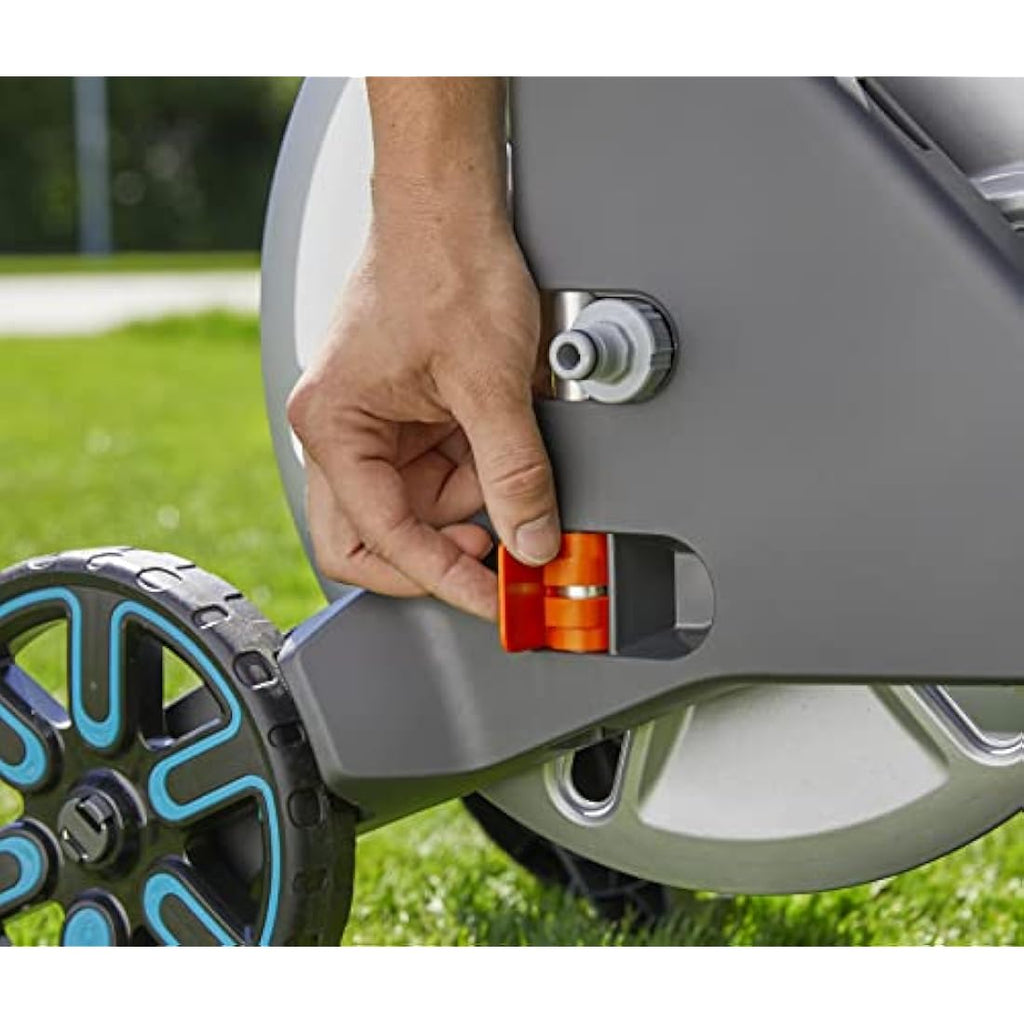 Gardena CleverRoll M Easy Metal Hose Trolley Set with 25m Hose