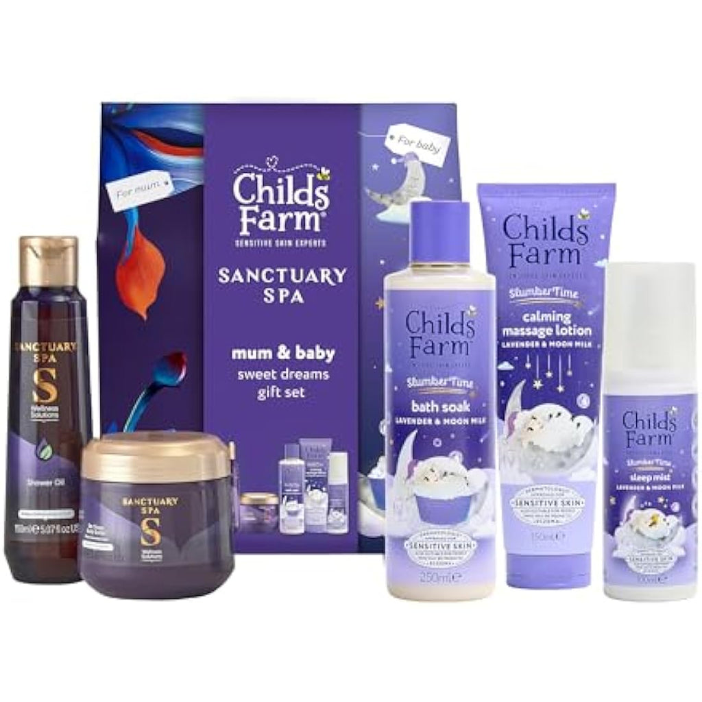 Childs Farm & Sanctuary Spa Mum and Baby Sleep Routine Gift Set