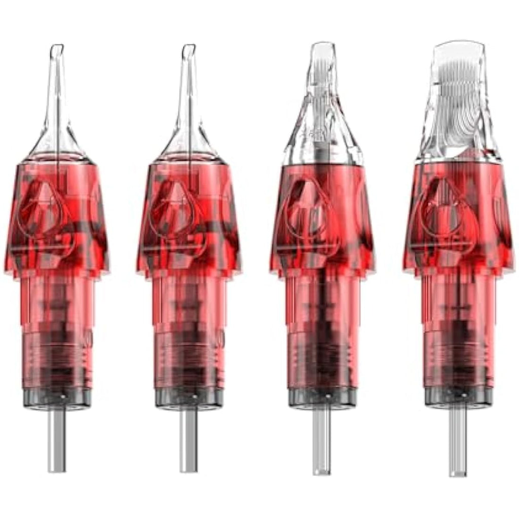 CNC 40Pcs Tattoo Cartridge Needles – Mixed RL & RM Surgical Steel