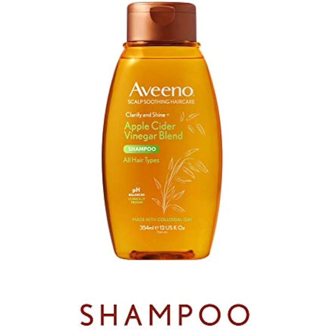 Aveeno Apple Cider Vinegar Clarifying Shampoo for Greasy Hair – 354ml