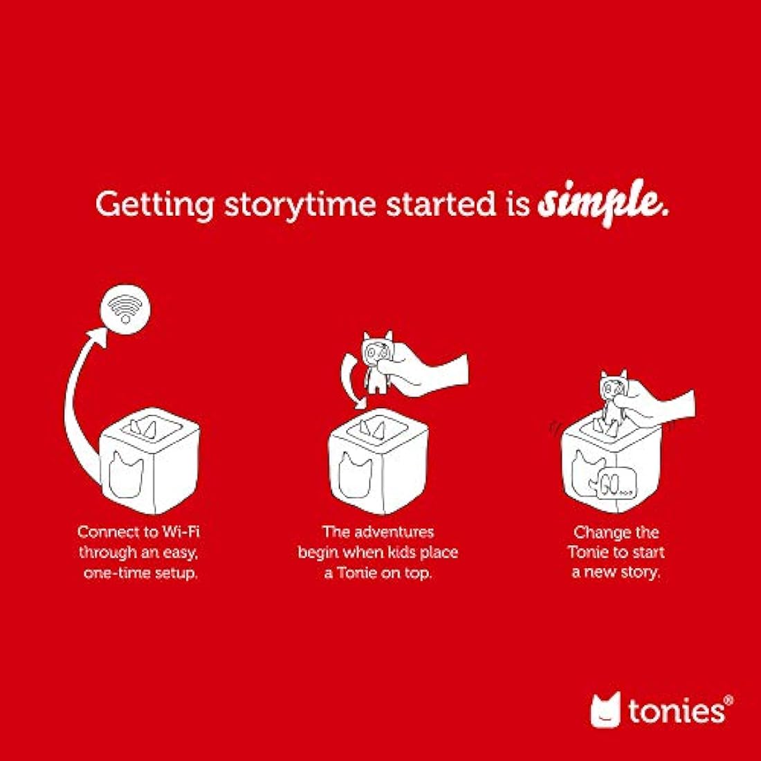 Tonies Daniel Tiger Audio Toy Figurine - Daniel Tiger's Neighborhood