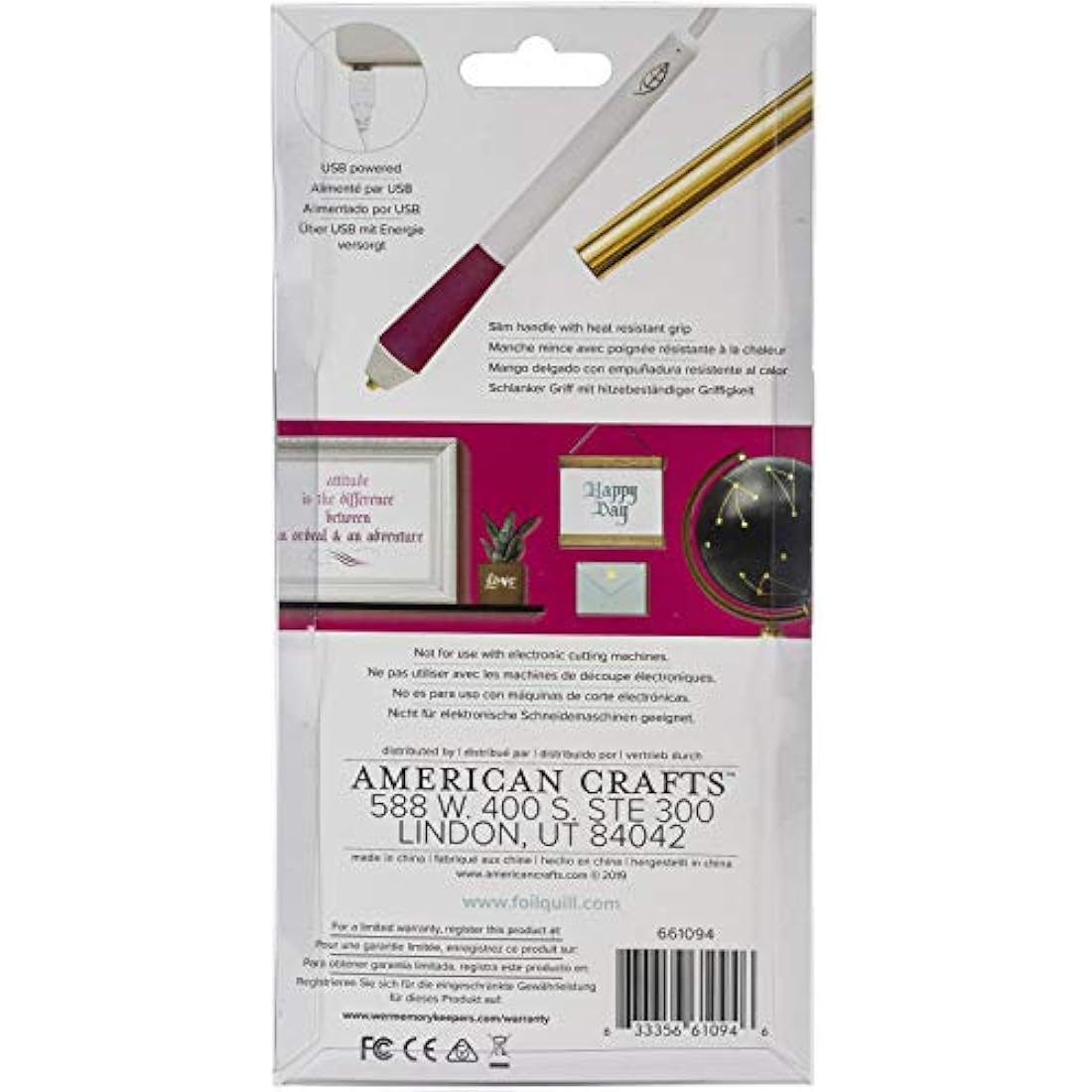 We R Memory Keepers Foil Quill Freestyle Pen – Calligraphy Tip Heat Tool