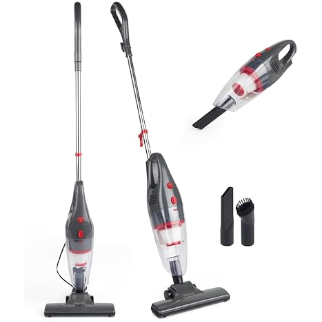 Beldray 2-in-1 Corded Stick Vacuum Cleaner – 600W Handheld with HEPA Filter