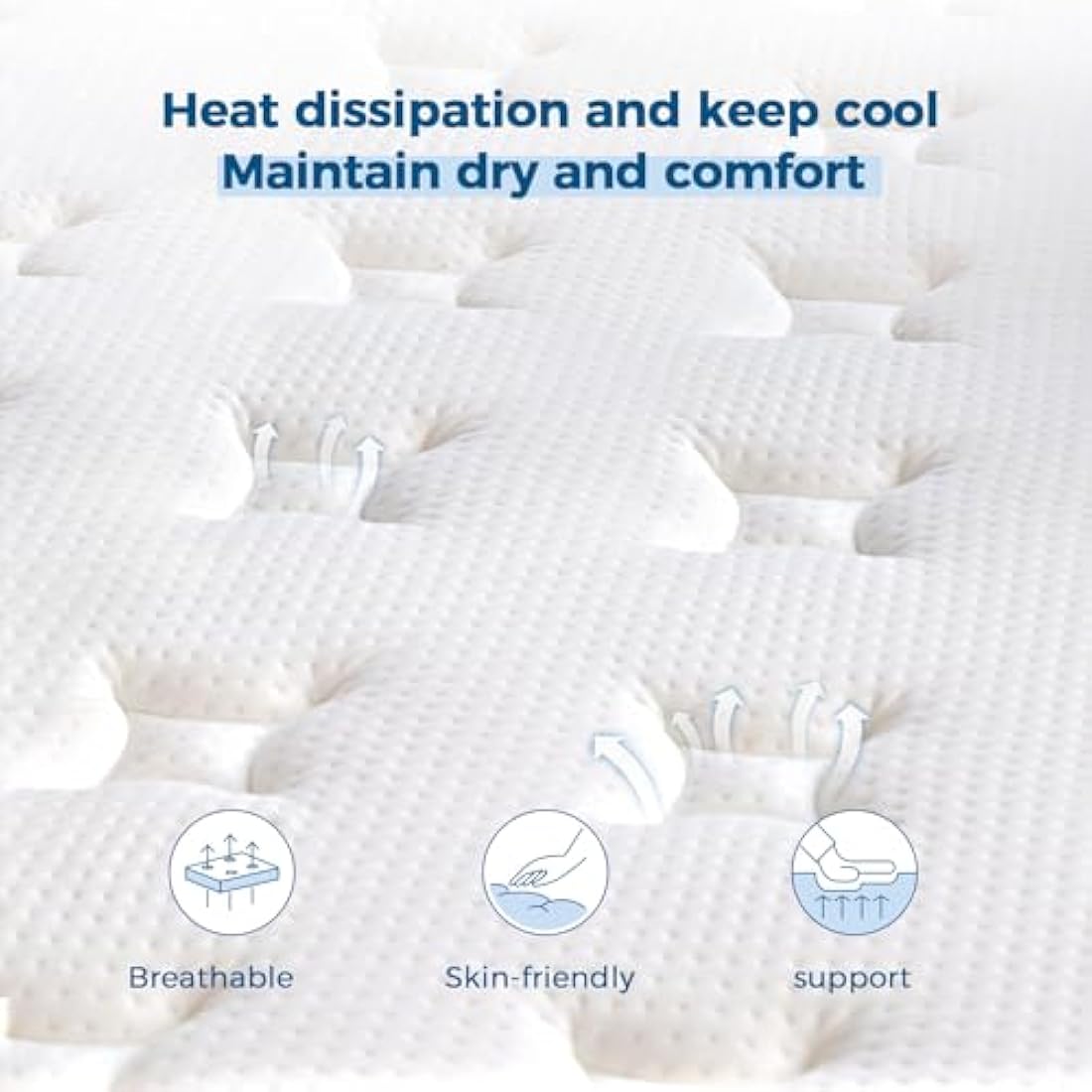 Inofia Single Hybrid Mattress | 12 Inch Memory Foam & Pocket Sprung