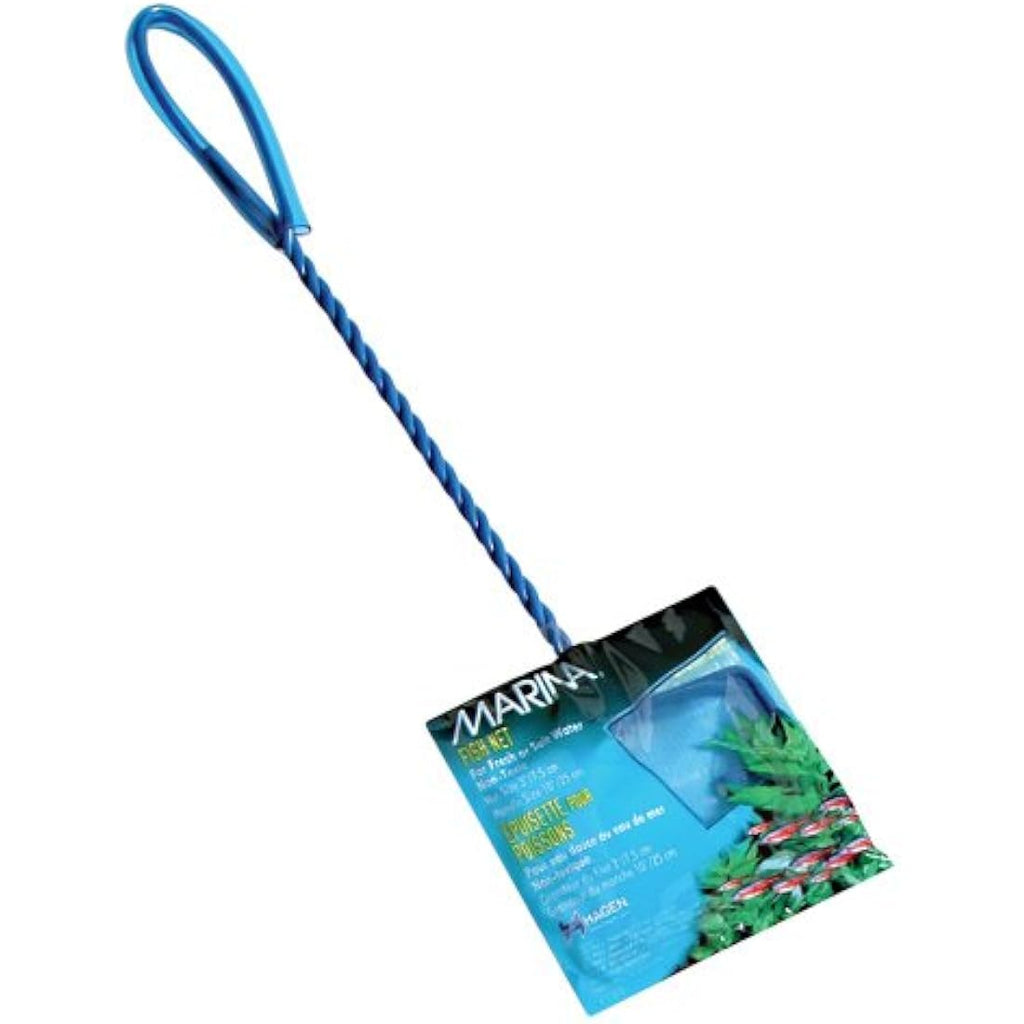 Marina Soft Mesh Fish Net with Plastic Coated Handle - 3-inch/7.5 cm