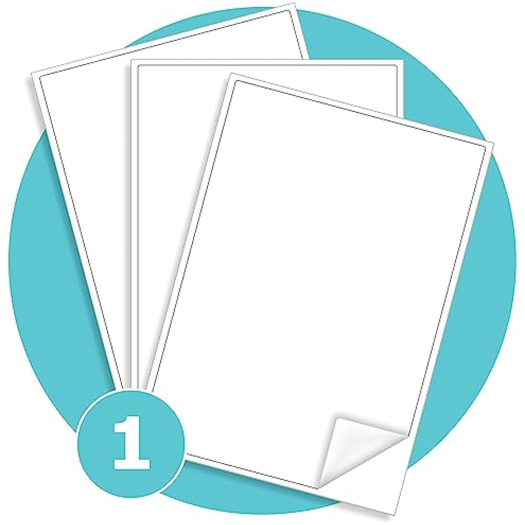 Triplast A4 Multipurpose Labels – 100 Sheets White Self Adhesive Stickers
