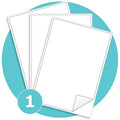 Triplast A4 Multipurpose Labels – 100 Sheets White Self Adhesive Stickers