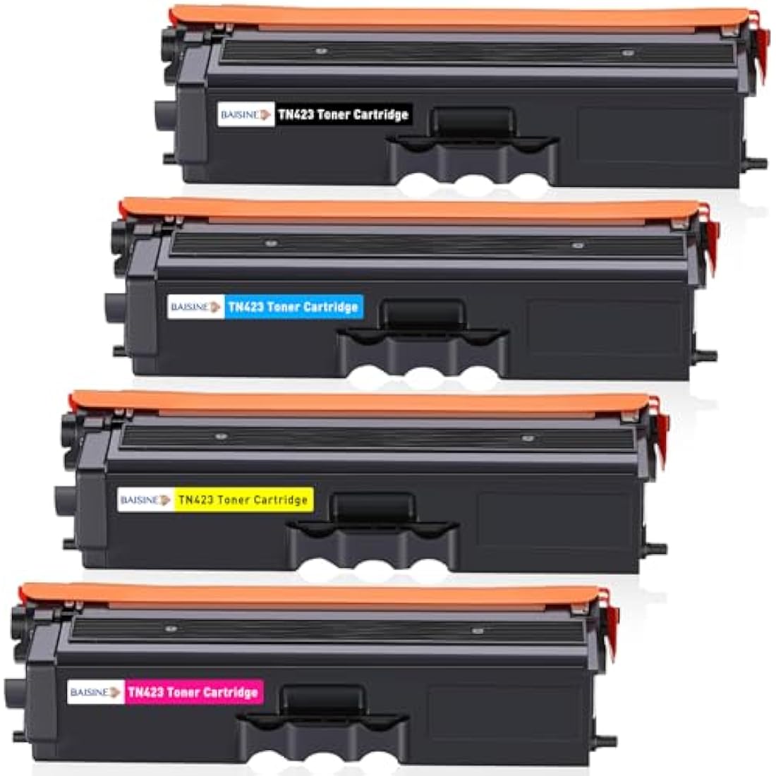 BAISINE TN423 Compatible Toner Cartridge 4-Pack for Brother MFC-L8690cdw