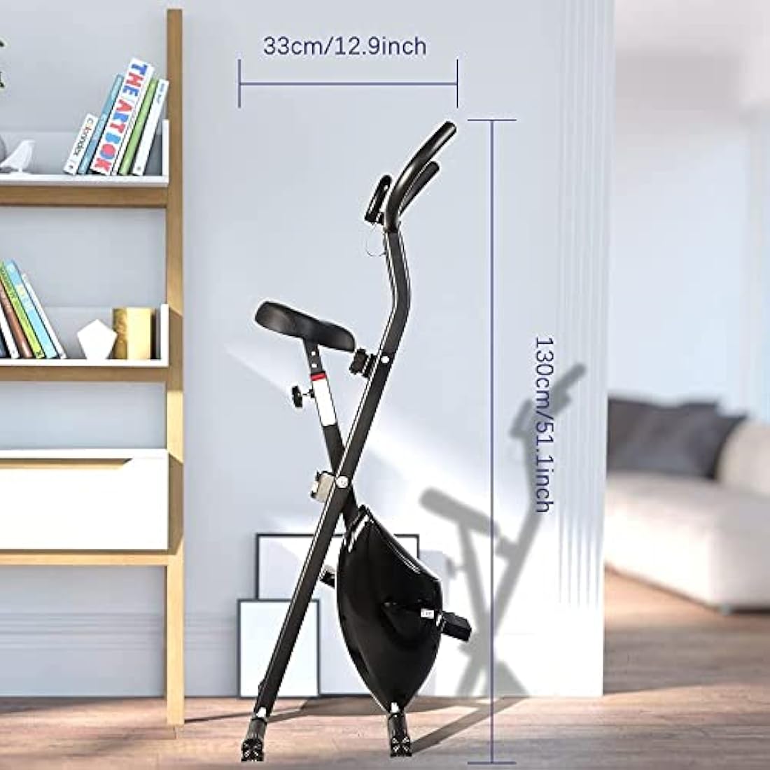 Jolof Store Mini Exercise Bike | Folding Magnetic Pedal Exerciser