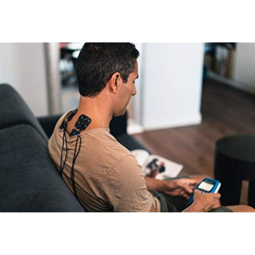 Compex FIT 1.0 Muscle Stimulator | 10-Program TENS Device - Blue