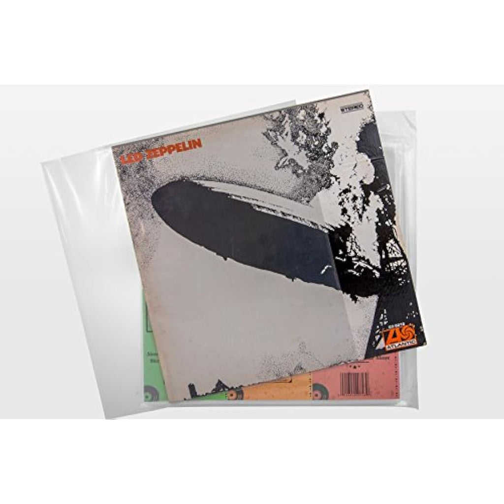 Invest In Vinyl 100 Clear LP Outer Sleeves – 3 Mil Protective Covers