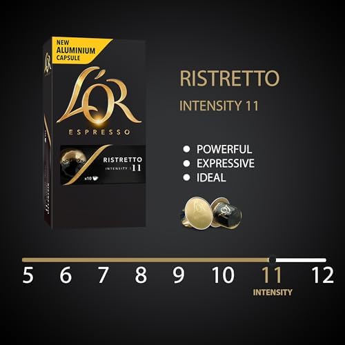 L'OR Espresso Ristretto Coffee Pods - Intensity 11 - 100 Capsules