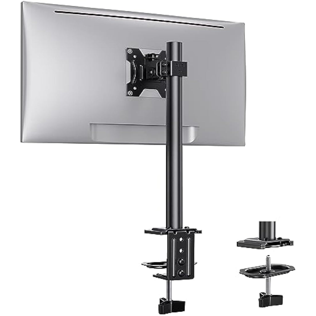 ErGear Single Monitor Stand – Height Adjustable Vesa Mount for 13-32” Screens