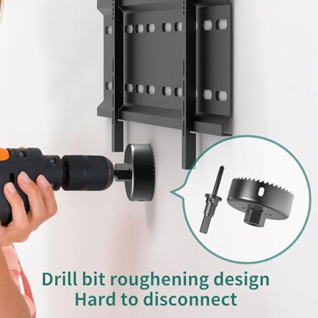 HomeMount In-Wall TV Cable Management Kit – White Wire Concealer