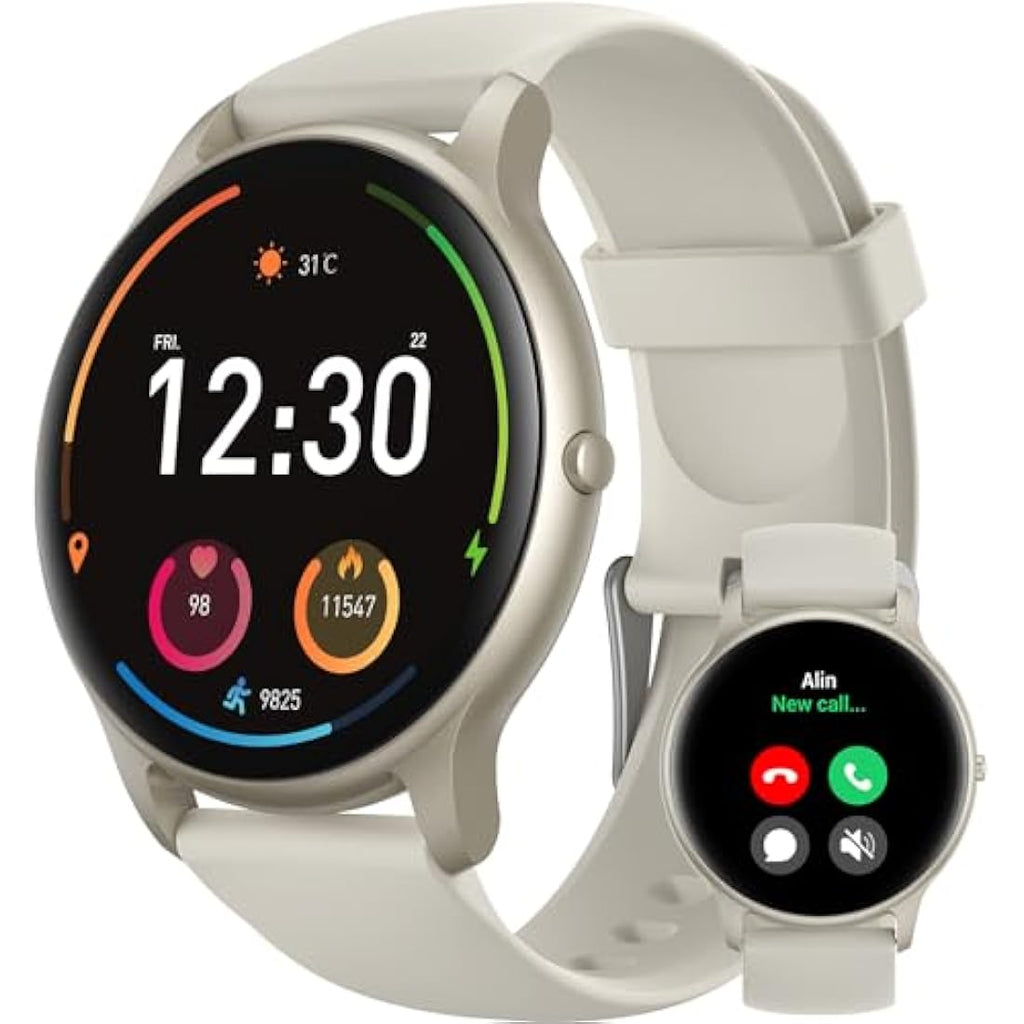 Parsonver Smart Watch with Bluetooth Calling | 100+ Sport Modes - Silver