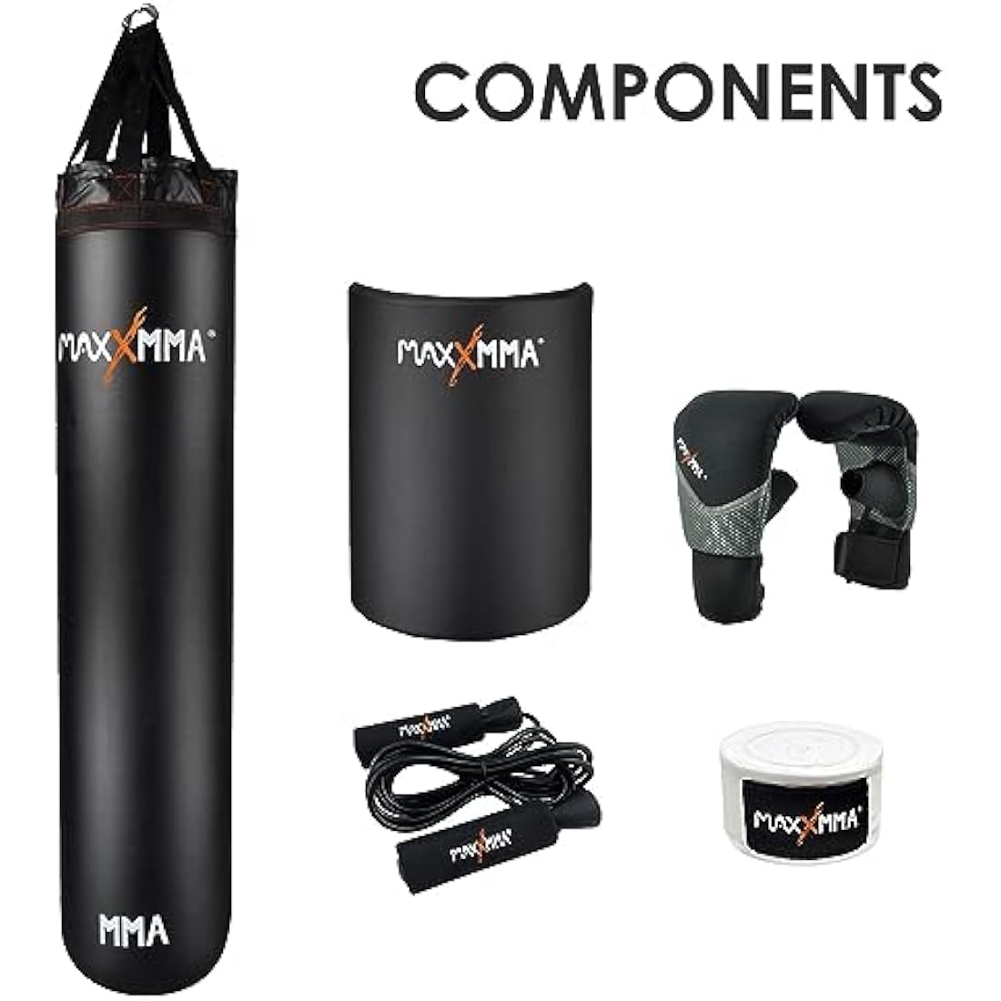 MaxxMMA 5' Water/Air Heavy Punching Bag - Adjustable 70-140 lbs