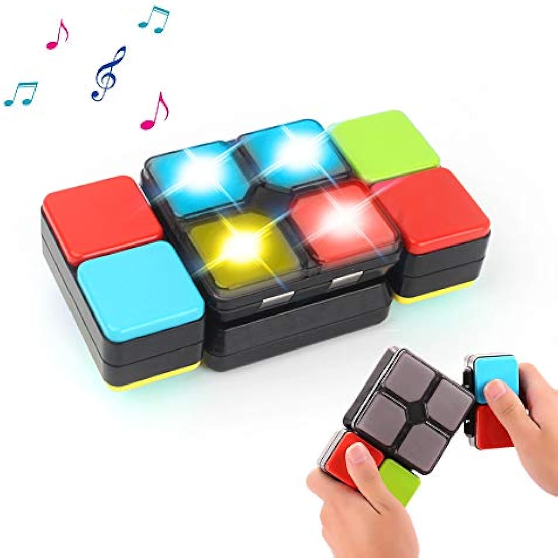 Electronic Music Puzzle Game – 4 Mode Memory Brain Teaser