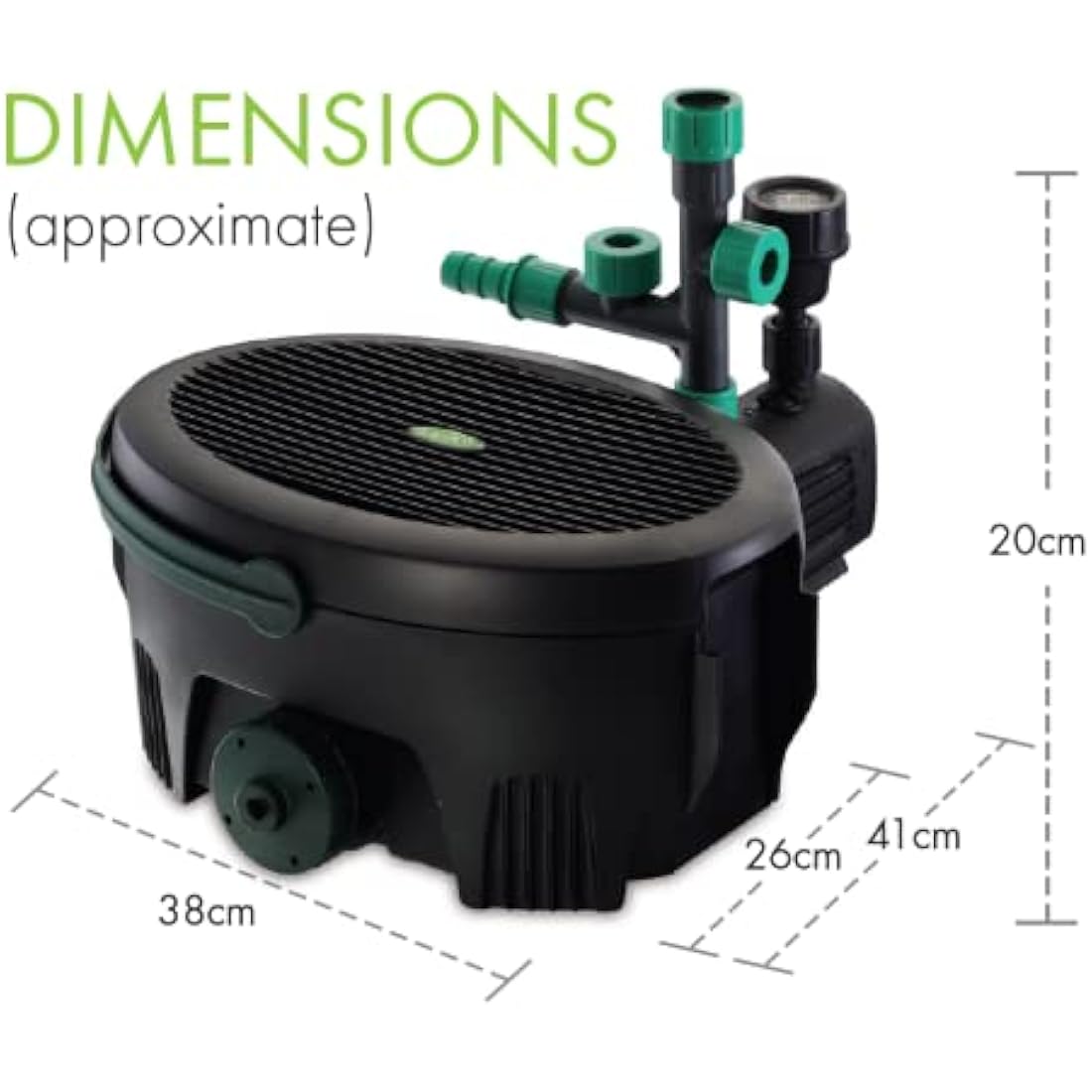 Blagdon Inpond 5-in-1 6000 Pond Pump & Filter with UV Clarifier