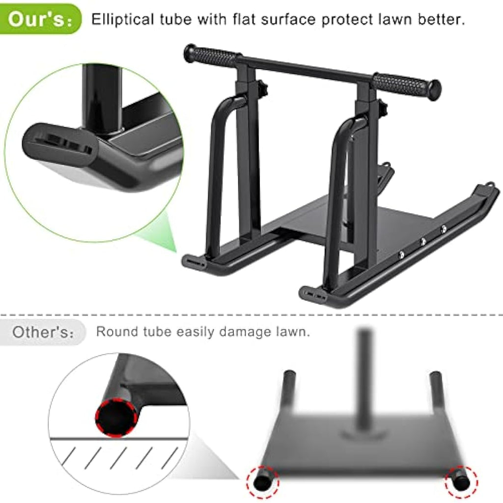 Kipika Weight Sled | Adjustable Height Fitness Sled for 1" & 2" Plates