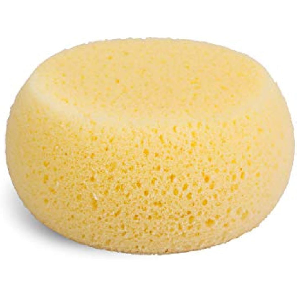 Suavinex Suction Baby Bath Sponge – Durable Yellow Infant Sponge