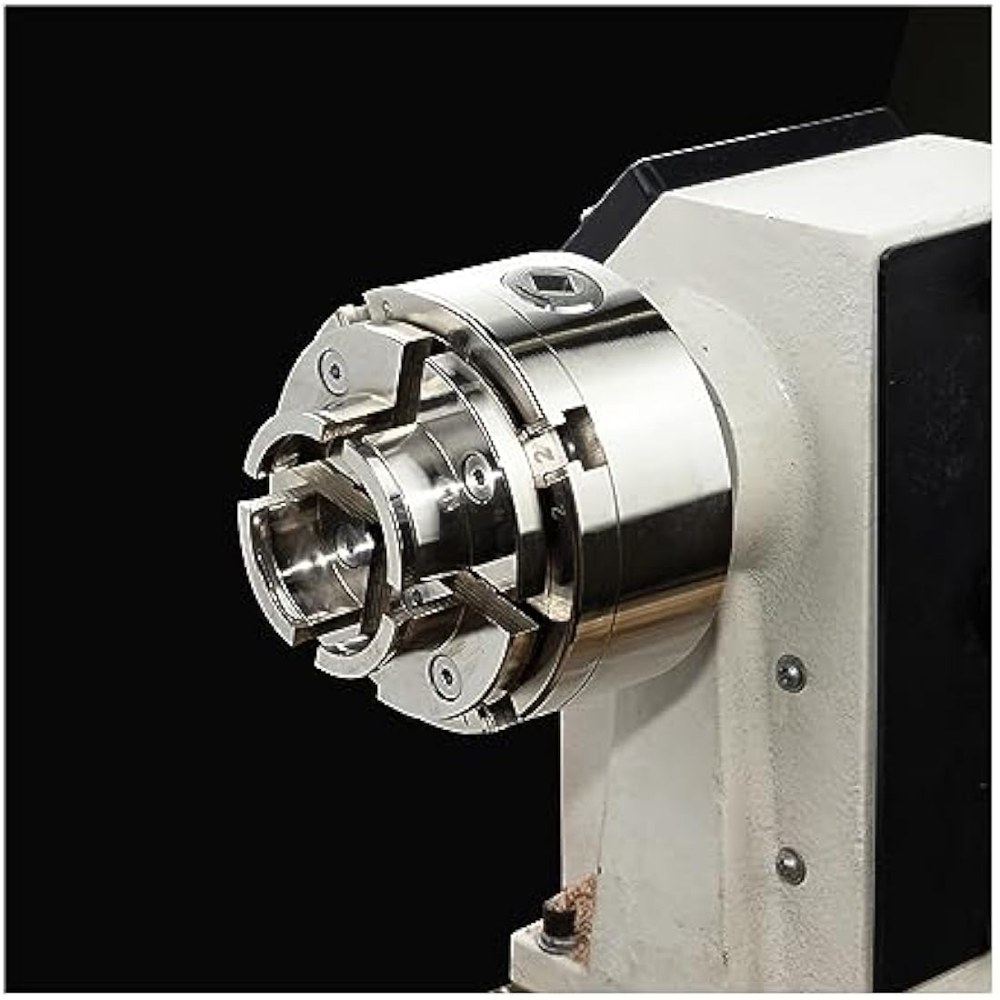 DEEFIINE 4 Inch Wood Lathe Chuck Set | 4-Jaw Self-Centering Nickel Plated