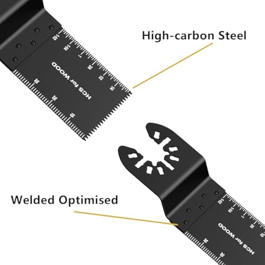 Meff-Mluk 100-Piece Oscillating Tool Blades for Wood and Plastic