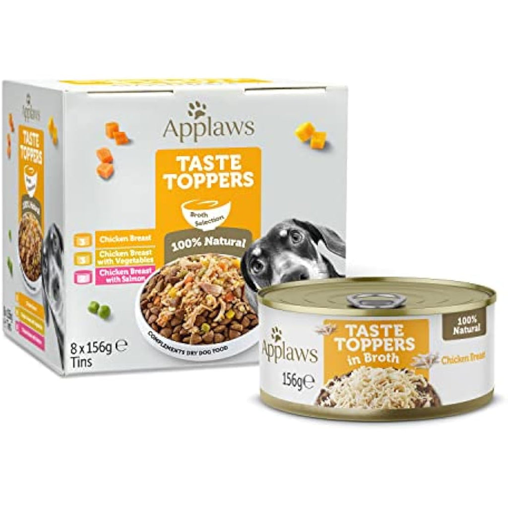 Applaws Natural Wet Dog Food | Chicken Breast in Broth | 156g (12 Pack)