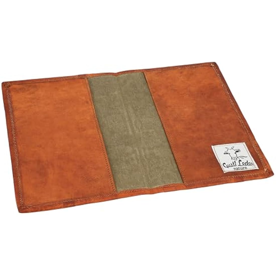 Gusti Leder Nature Becky A5 Leather Portfolio – Handmade Goatskin Cover