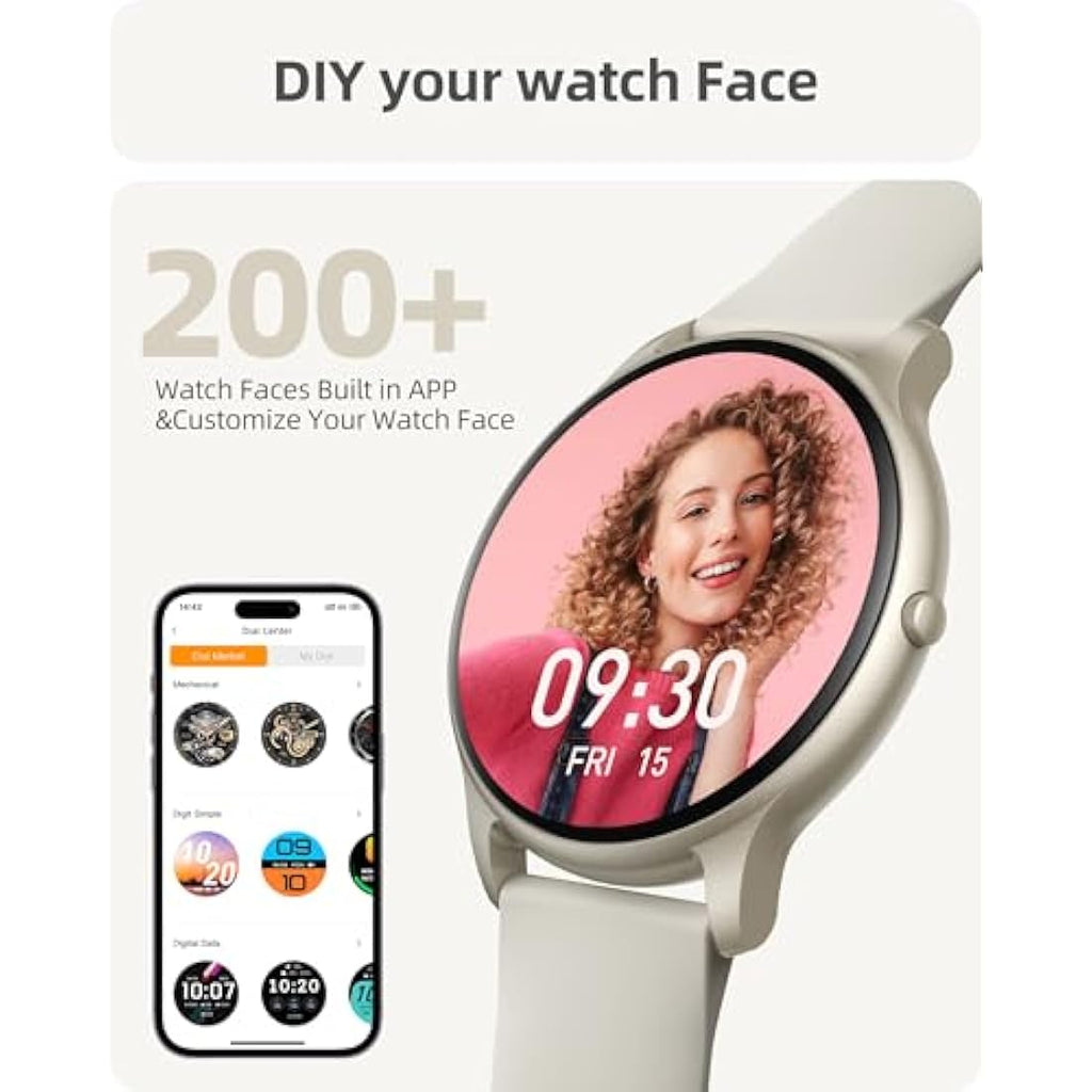 Parsonver Smart Watch with Bluetooth Calling | 100+ Sport Modes - Silver