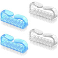 Larbois 4 Pcs Nail Scrubbing Brush – Soft Bristle Hand & Fingernail Cleaner